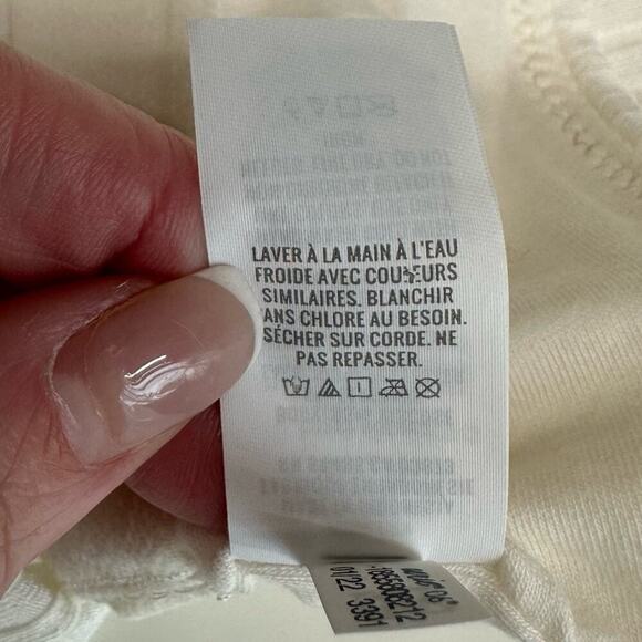 NWT | Aerie | Ribbed Crop Top Bralette | White | Medium - Picture 11 of 15